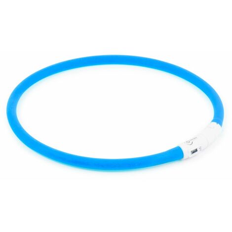 Ancol Rechargeable Flashing Band Blue 58cm - 305801