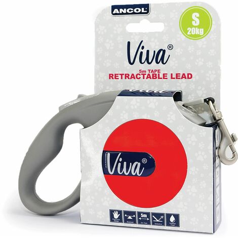 Ancol Viva Extend Lead Red - sml - 86725