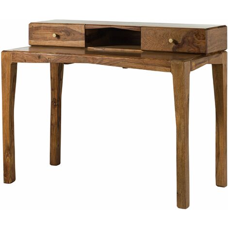 scrivania in legno di Sheesham / palissandro 112x71x85 noce oliato BROOKLYN  #05