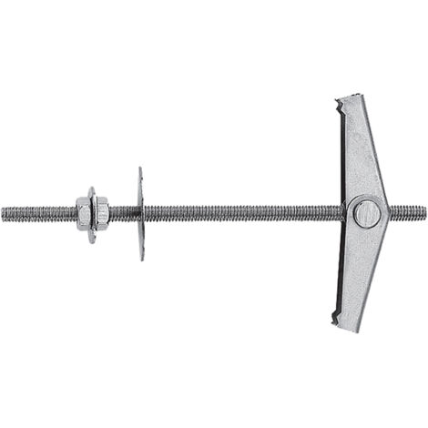 Ancora a soffitto acciaio con barra e doppio dado kdd4  m4 x  95 mm