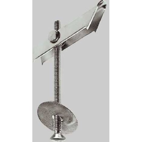 ANCORA A SOFFITTO ACCIAIO CON VITE DOPPIA 'BK-DD' - M6