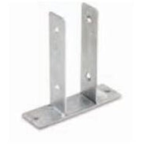 Ancoraggio palo 9x9 cm da pavimento – 2 pz – Acciaio zincato