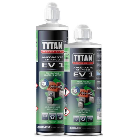Ancorante chimico EV1 poliestere grigio senza stirene -300 ml / 12 pezzi