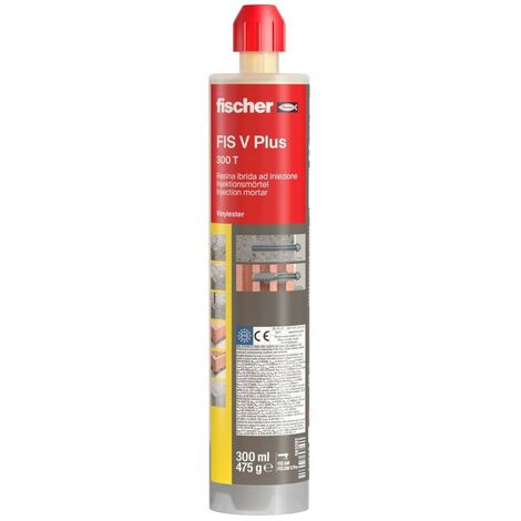 Ancorante chimico Fis V Plus 300 T 300ml alte prestazioni per fissaggi pesanti FISCHER 00563282