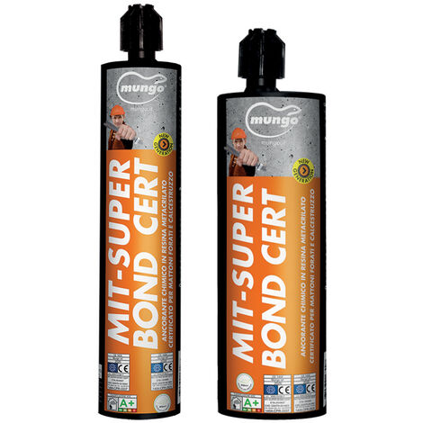 ANCORANTE CHIMICO IN RESINA METACRILATO CERTIFICATO MIT-SUPER BOND MUNGO, "300ml"