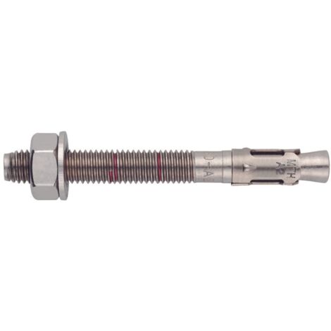 Ancorante maschio ad alta resistenza per calcestruzzo non fessurato -asta in acciaio inox A2 - rondella in acciaio inox A2 M12 x 75 Ø12 - confezione da 50