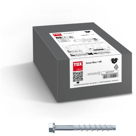 Ancrage à vis Sumo Max 1 10x100 KB (25 pcs.)