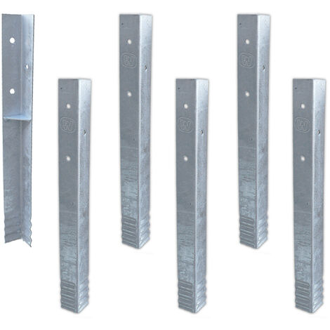 Ancrage d’angle Wickey SolidLock 6 pièces – Acier galvanisé à chaud – Pour béton – Dimensions 50×4,5×4,5 cm – Utilisation extérieure