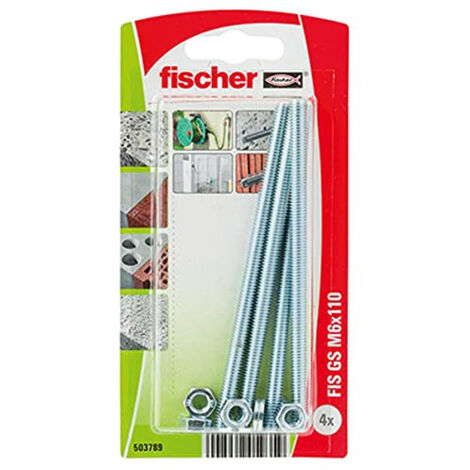 Ancrage fileté pour ancrages à injection, FIS GS, M 6 x 110 K  Fischer 503789