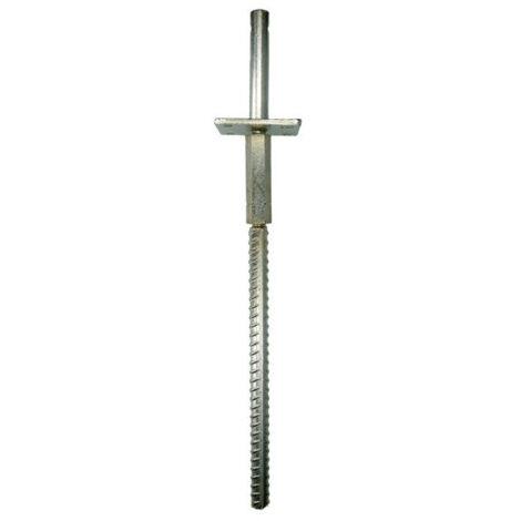 Ancrage REGLABLE 110X8 Acier zingué-1 pièce