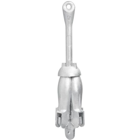Ancre pliante argenté 2,5 kg fer malléable CFW13757