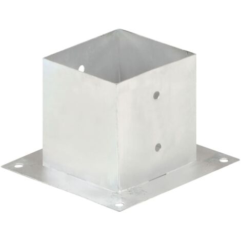 Ancres de poteau 4 pcs Métal galvanisé 141 mm CFW30770