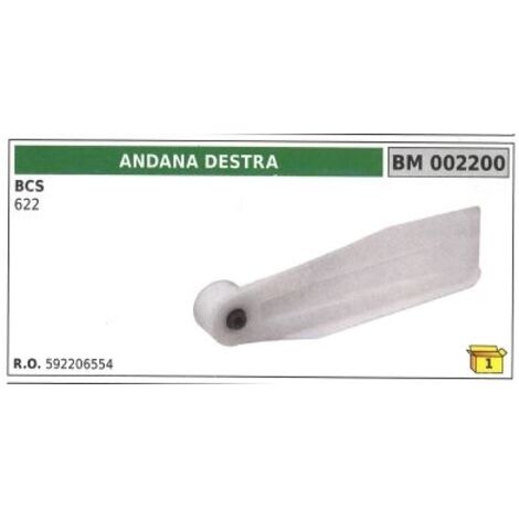 Andain droit pour motofaucheuse bcs 622