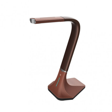 andalusite tischlampe 7w 560lm 3500-6500k braun 41x16x30 cm 5 farben x 3 intensid. taktil