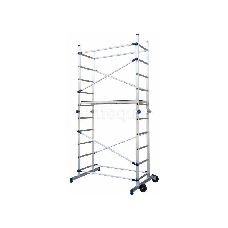 

KTL - Andamio - Escalera Multiusos Plegable profesional de Aluminio FAST 5