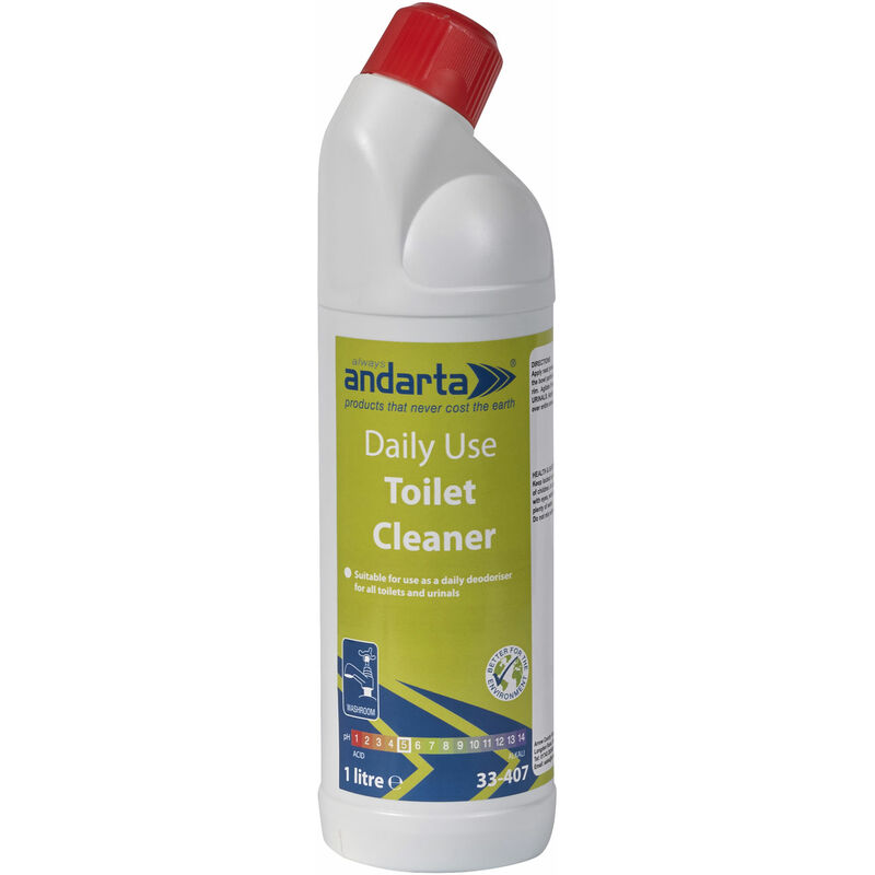 Andarta 33-407 Apple Daily Use Toilet Cleaner 1L