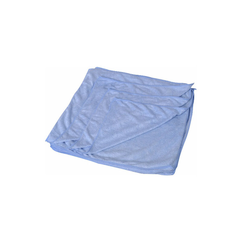 34-017 Microfibre Cleaning Cloth 40 x 40cm - Blue - Pack Of 10 - Andarta
