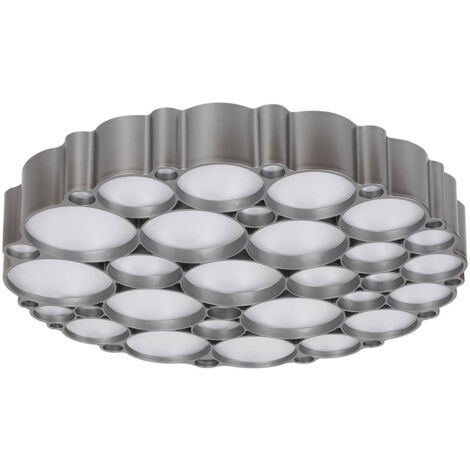 Andela plafoniera LED 48W 3 step argento oscuramento