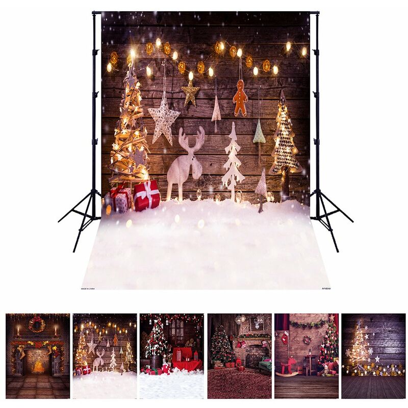 

1.5 * 2 metros / 5 * 7 pies Fondo de tema de vacaciones de Navidad, accesorios de estudio fotografico, telon de fondo de fotografia, para fotografia