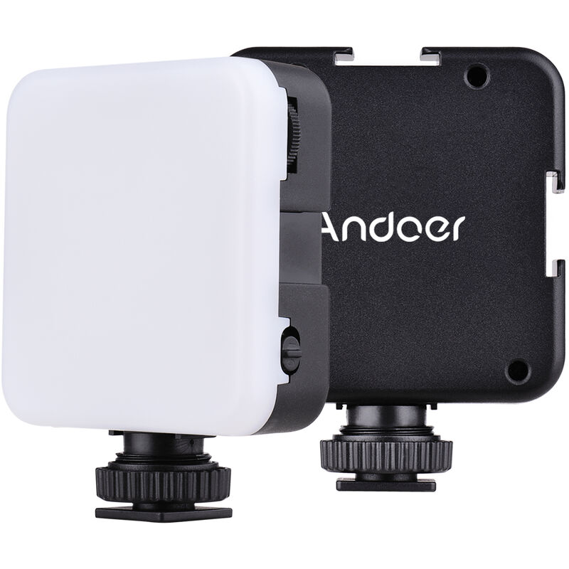 Andoer - 42LED Ultra Lumineux led Vidéo Photographie Lumière 42PCS Perles de Lampe 6000K Température de Couleur Luminosité Réglable en Continu avec