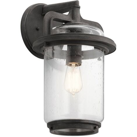 Andover Lanterna da parete Kichler Outdoor 1 luce Zinco resistente alle intemperie IP44