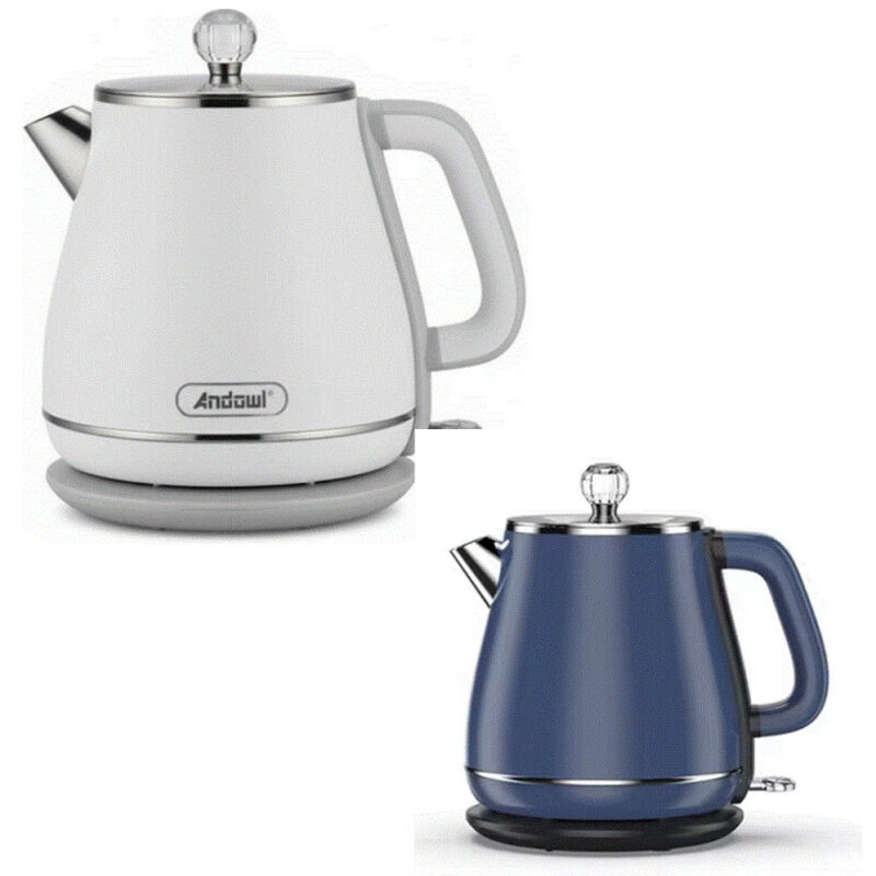 Andowl - Bollitore Elettrico In Acciaio Inox Capacità 1,8 Lt 1800 W Spegnimento Automatico Q-rs700 -