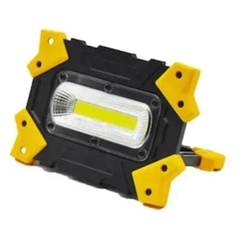 Andowl - Lampada Faretto Da Lavoro Cantiere A Led Batteria Ricaricabile Portatile 4500mah Q-gz10w -