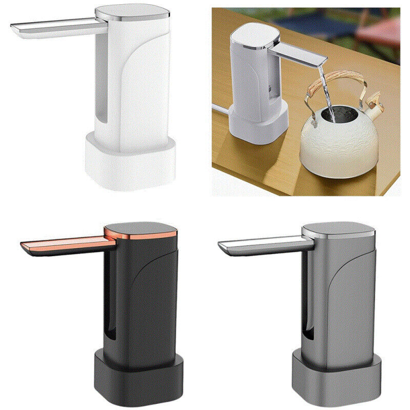 Andowl - Pompa D'acqua Dispenser Ricaricabile Usb Con Display A Led Portatile Pieghevole Q-cs80 -