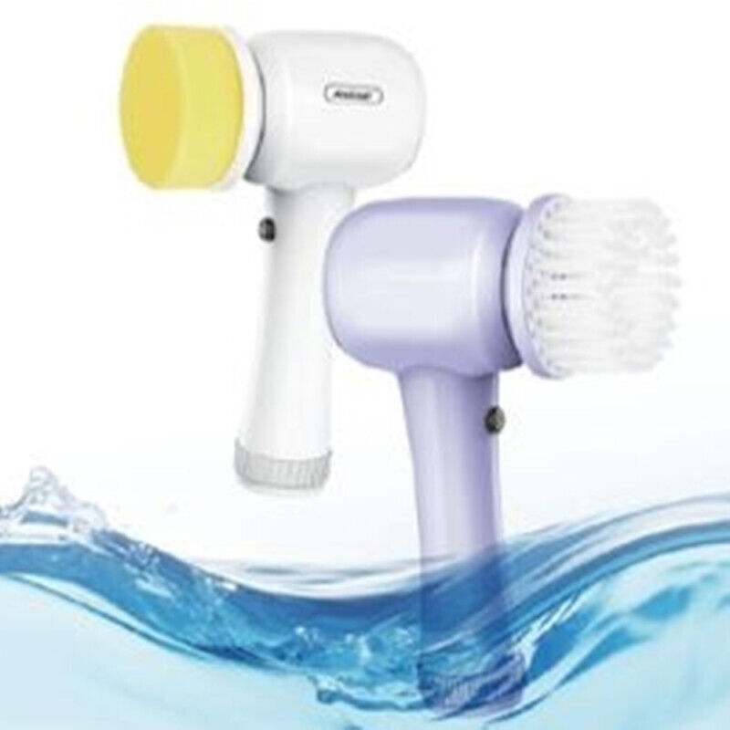 Andowl - Spazzola Rotante Elettrica Per Pulizia Multisuperficie Con 4 Testine Ergonomico Q-sz20 -