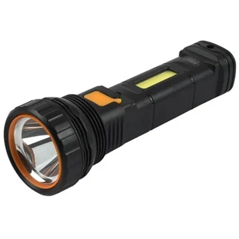 Andowl - Torcia Led Ricaricabile Usb Con Pannello Solare Powerbank 1200mah Per Campeggio Q-sd631 -