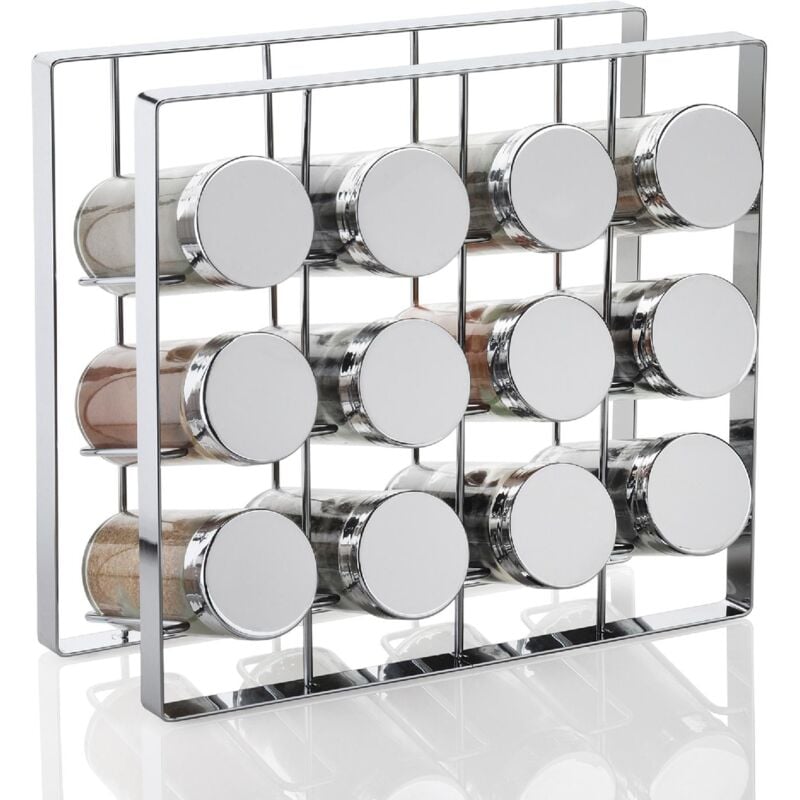 Andrea House - CC63072 Especiero Cromado 12 Botes - ref: CC63072