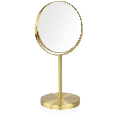 ANDREA HOUSE Specchio de Lente d'ingrandimento 5X Oro Bifacciale