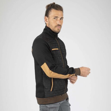 ANDREU GILET DE TRAVAIL 1513 Noir , Camel L