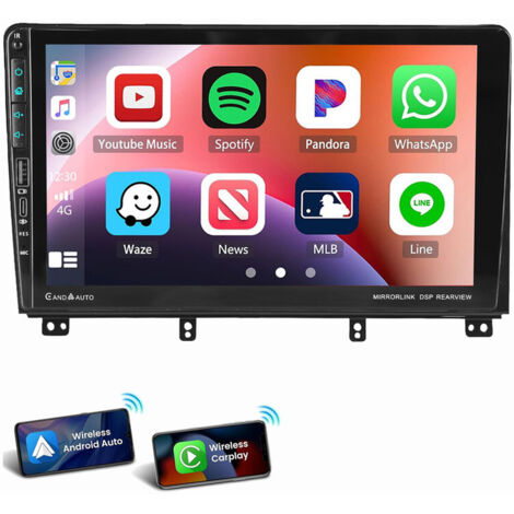 Android 14 Carpaly Autoradio GPS Type-C USB SWC Pour Peugeot 3008 5008 2010-2016 2+32G