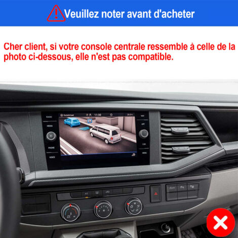 Android 15 Autoradio GPS Carplay Pour VW T6 Transporter Multivan 2016-2021 1+32G DAB CAM