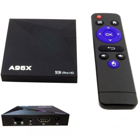 Android 7.1 A96x Tv 4k Ram Quad-core Cortex-a53 Smart 3 Usb Hdmi Rj45 Sd