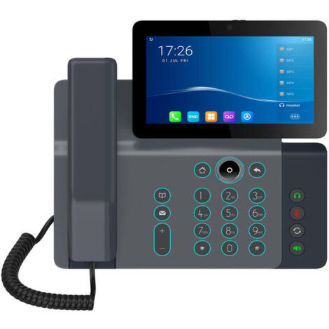 Android 9.0, 20 SIP lines, 116 DSS keys