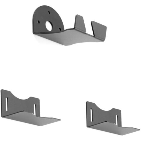 Andrys Portabicicletas de Pared - 2 Guías para Ruedas y 1 Gancho para Pedal