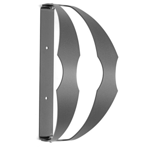 Andrys Portabicicletas de Pared Plegable 1 Plaza Ruedas 6 cm Negro Desmontable