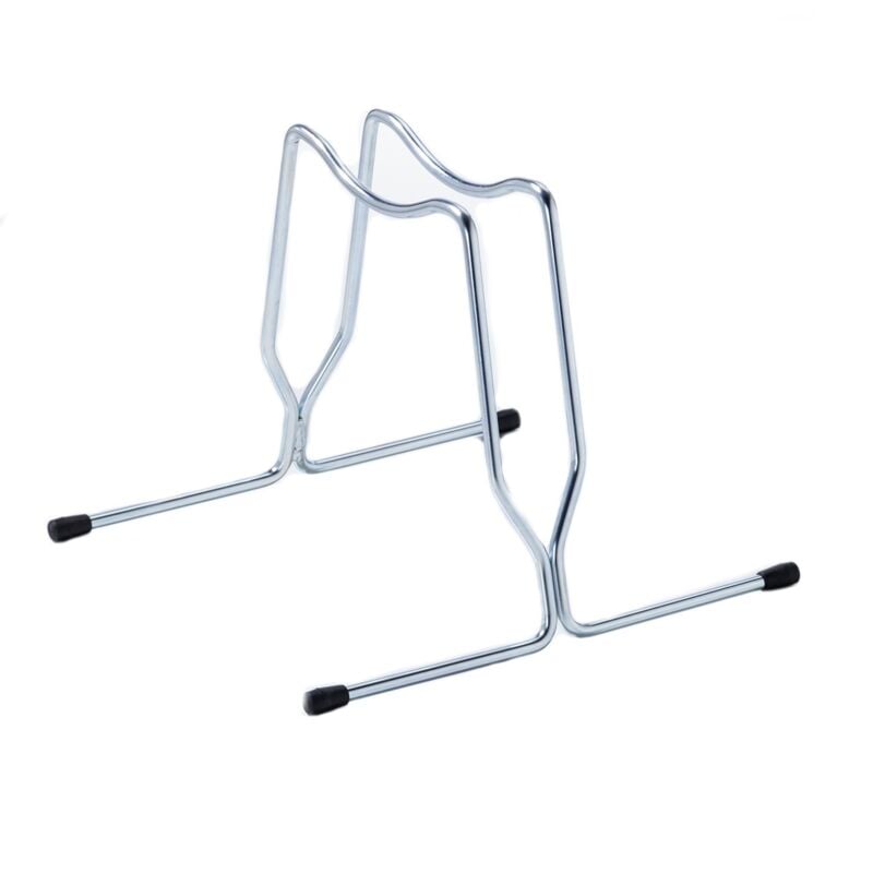 Andrys - Râtelier Porte-vélo au Sol 1 Place, Fixe, également pour vélos avec frein à disque, en acier, couleur argent, 35 x 35 x 30 cm - Posti: 1