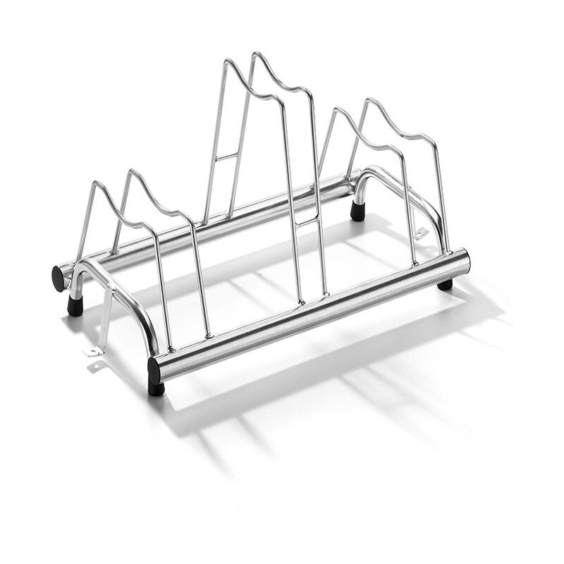 Andrys Srl - Andrys - Râtelier pour vélos, 3 places, pour pneus de 6 et 8 cm, hauts et bas, également pour les vélos avec frein à disque, en acier