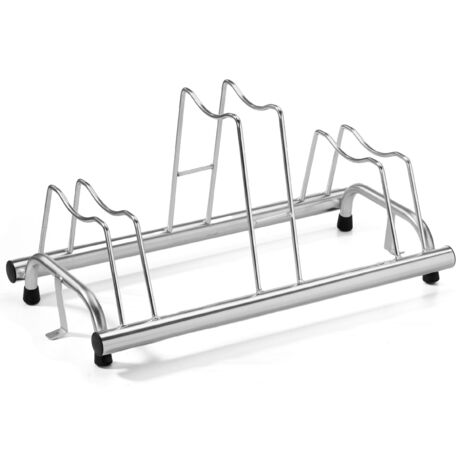 Andrys - Soporte para Bicicletas de 3 Puestos, Neumáticos de 6 y 8 cm, Altos y Bajos, También con Freno de Disco, Galvanizado, Plata, 77 x 42 x 41 cm