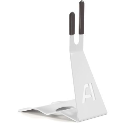 Andrys – Soporte para Bicicletas para Exteriores e Interiores, 1 Lugar, de Acero Pintado, 28 x 24 x 42 cm, Color Gris - Finitura: Verniciato - Posti: 1 - Colore: Bianco
