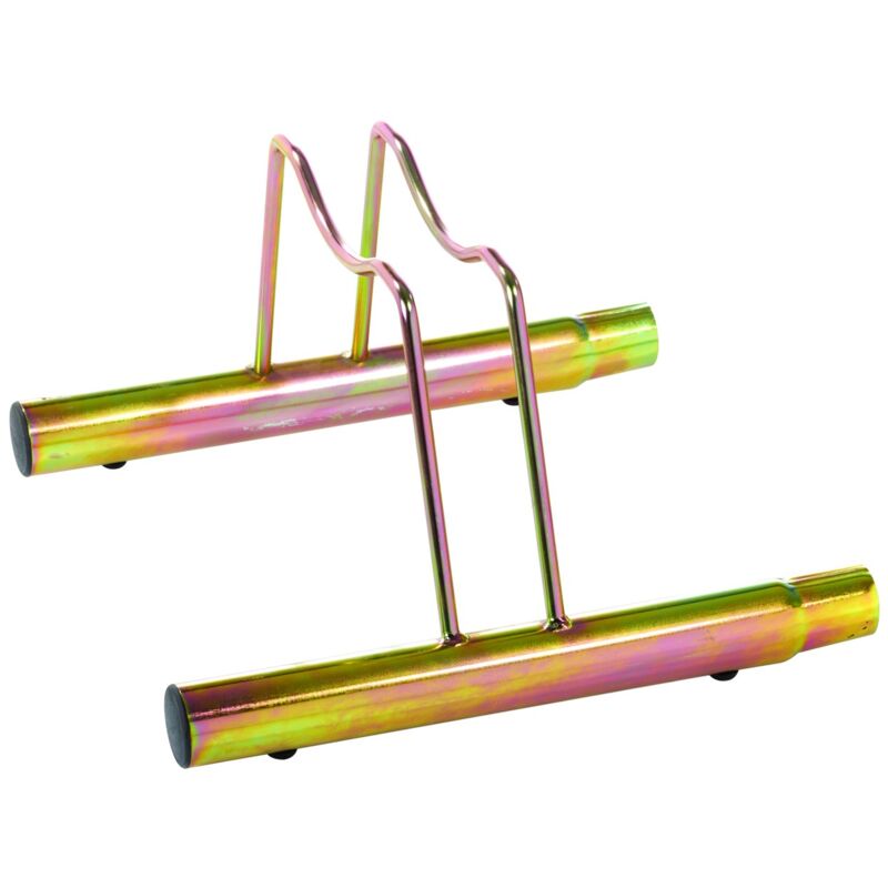 Andrys Srl - Andrys - Support de sol pour un vélo, avec conique, également pour les vélos avec frein à disque, en acier galvanisé à froid, or