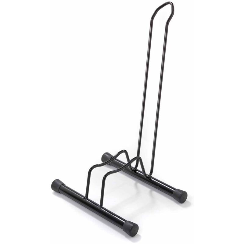 Andrys Srl - Andrys - Support de Sol pour Vélo 1 Place, Non Démontable, en Acier, Noir, 38,5x29x67 cm, Largeur d'Accueil des Roues de 6 cm