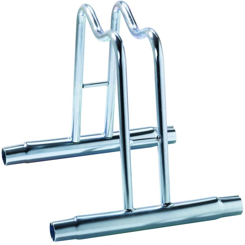 Andrys Srl - Andrys - Support de vélo au sol, 1 place, avec cône, également pour vélos à frein à disque, galvanisé à froid, or tropical, 38,5 x 42 x