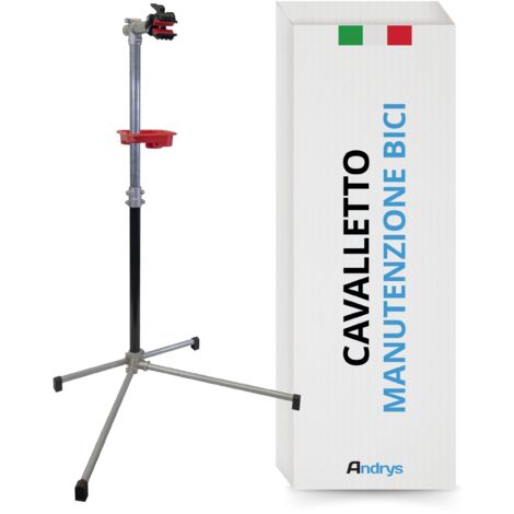 Support De Réparation Vélo Floordirekt – Jusqu'à 30 Kg, Hauteur Réglable, Noir