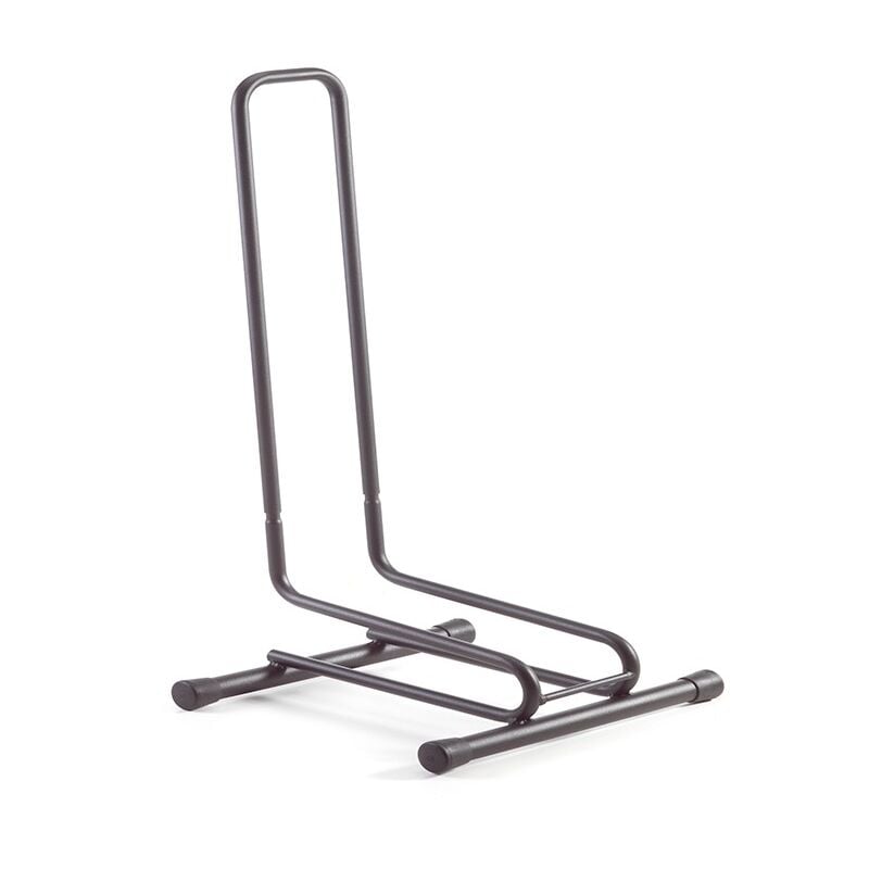 Andrys Srl - Andrys - Support pour vélo, 1 place, démontable, avec bouchons, en acier, couleur noire, 38,5 x 29 x 67 cm, largeur du rail de