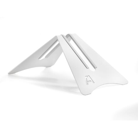 Andrys - Support pour vélo de course, 1 place, avec protections, en acier peint, couleur noire, 50 x 30 x 22 cm - Finitura: Verniciato - Posti: 1 - Colore: Bianco