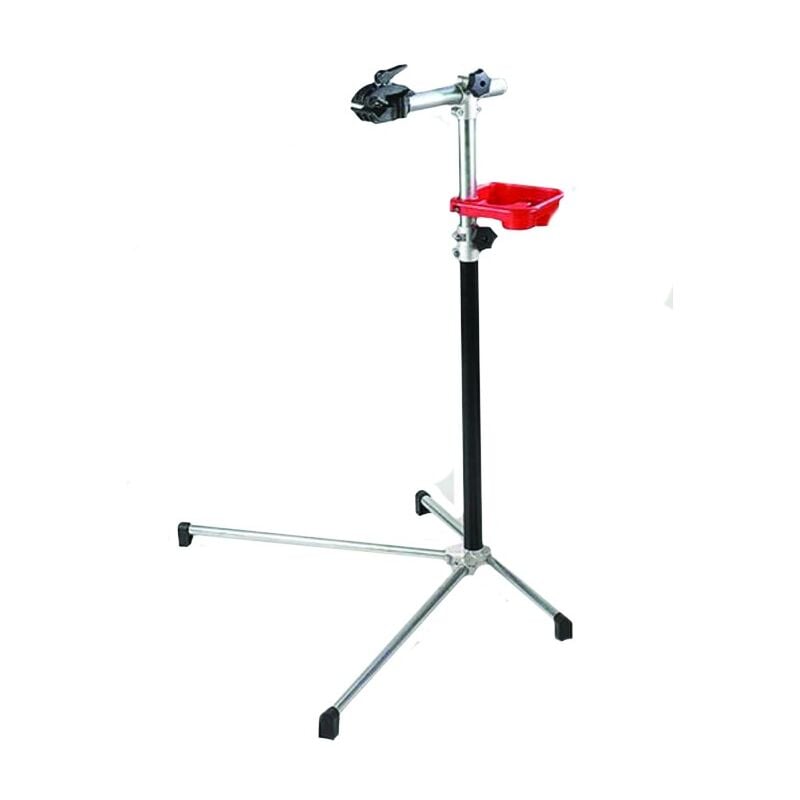 Andrys Srl - Andrys - Support de Vélos sur Pied pour l'Entretien, Hauteur Réglable, Étau Pivotant, Visserie et Bac, Max 18 kg, 73x70x143 cm